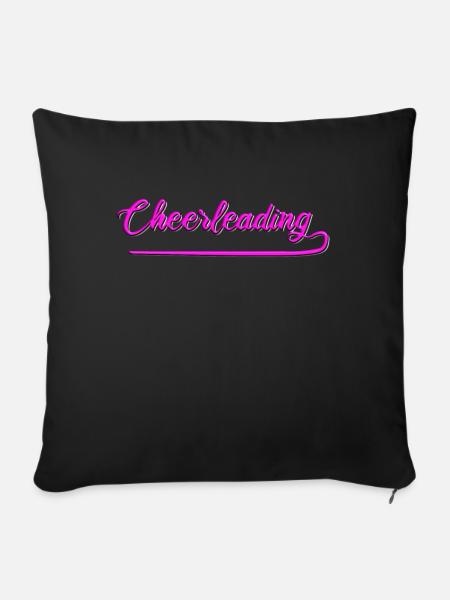 Cheerleading - Sofakissenbezug 45 x 45 cm - Schwarz