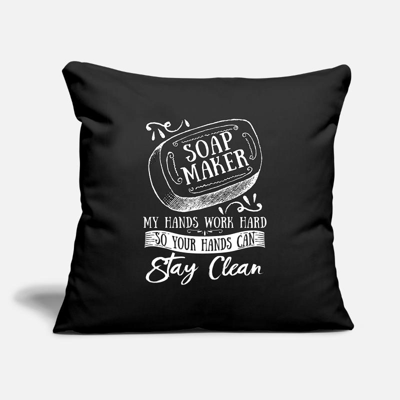 Soapmaking Soap Maker My Hands Work Handicrafts Sofa pillowcase 17,3'' x 17,3'' (45 x 45 cm)
