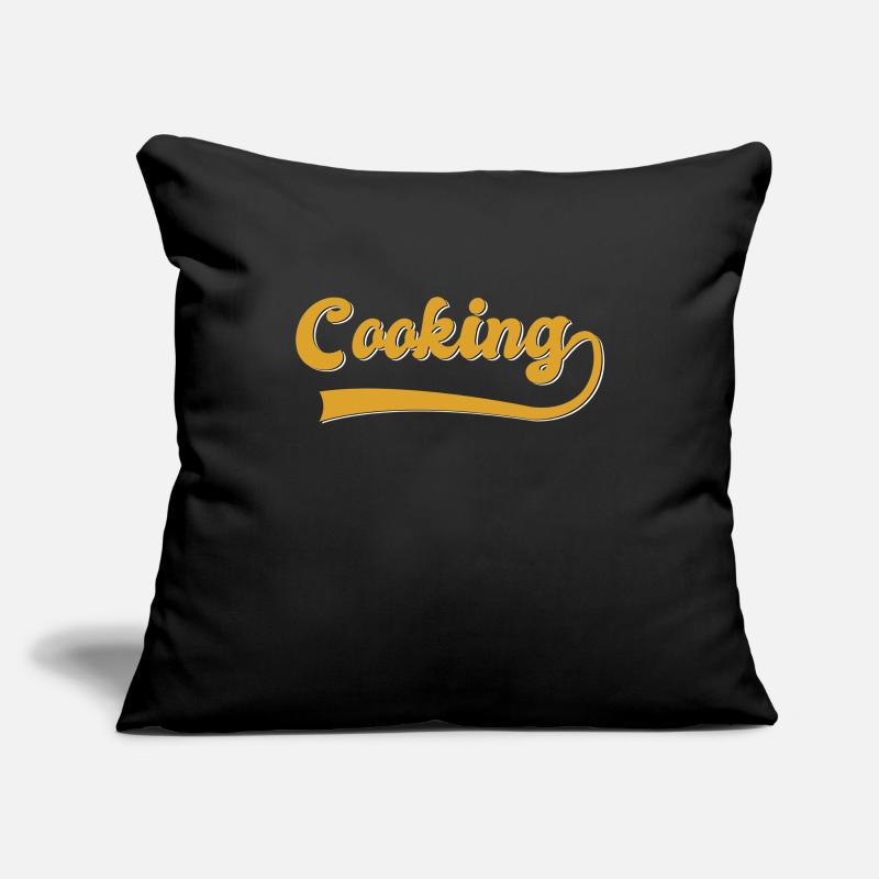 Cuire Housse de coussin décorative 45 x 45 cm