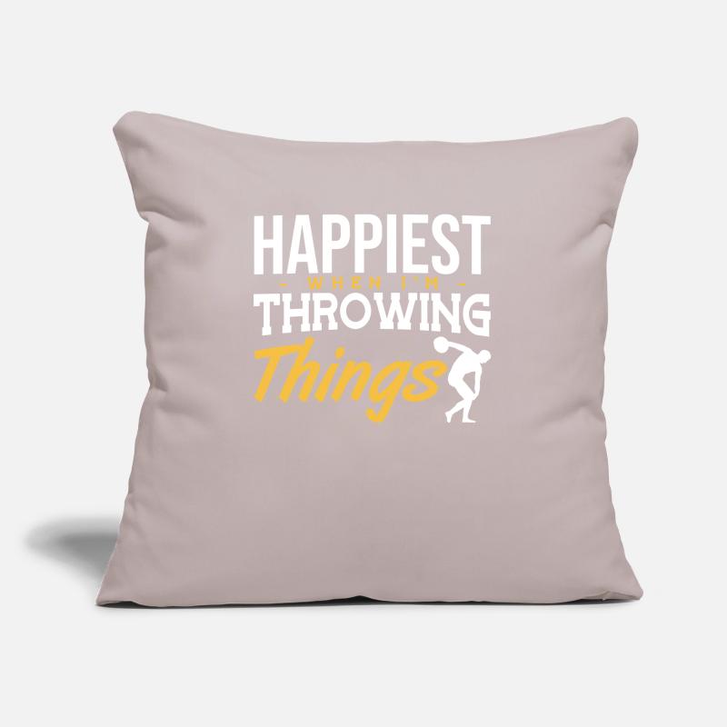 Diskus Happiest Throwing Things Discus Thrower Sofa pillowcase 17,3'' x 17,3'' (45 x 45 cm)