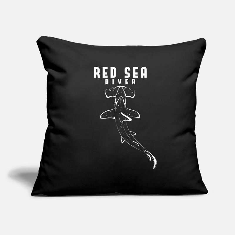 Plongée Requin-marteau Requin Egypte Vacances Housse de coussin décorative 45 x 45 cm