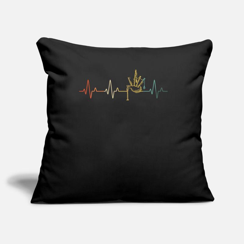 Cornemuse Cornemuse Cornemuse Housse de coussin décorative 45 x 45 cm