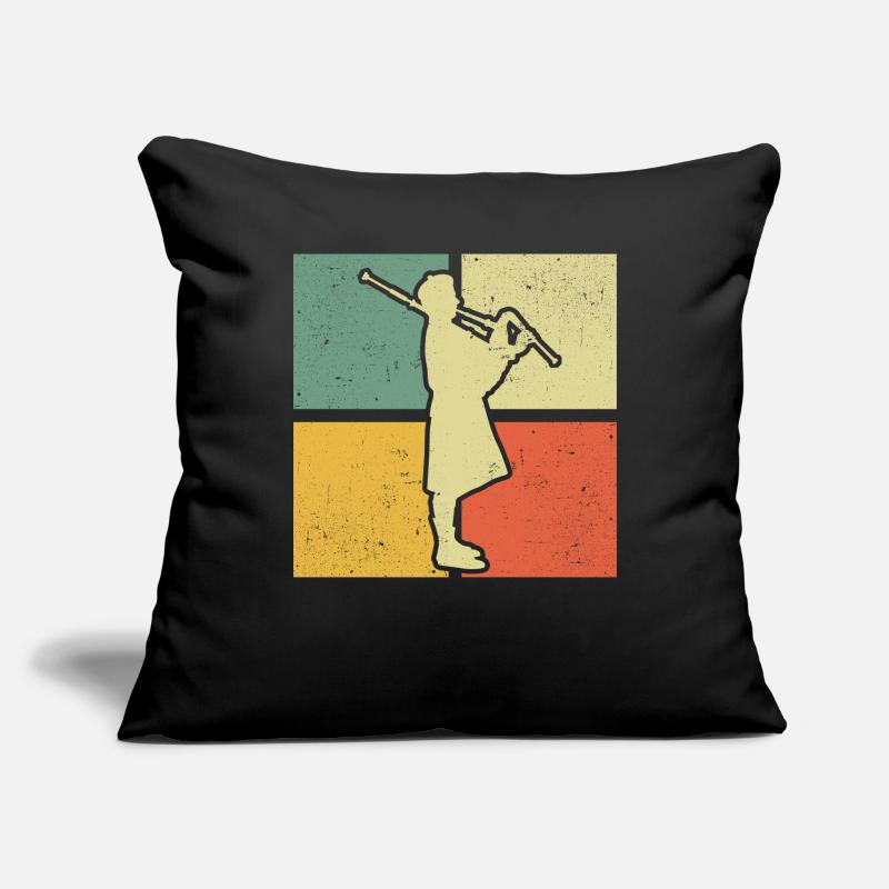 Cornemuse Cornemuse Cornemuse Housse de coussin décorative 45 x 45 cm