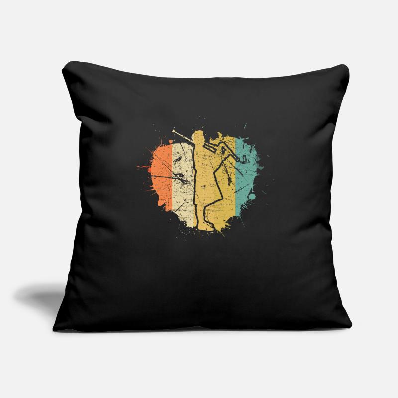 Cornemuse Cornemuse Cornemuse Housse de coussin décorative 45 x 45 cm