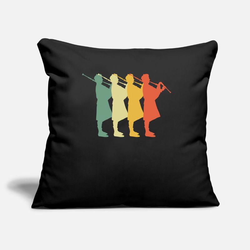 Cornemuse Cornemuse Cornemuse Housse de coussin décorative 45 x 45 cm