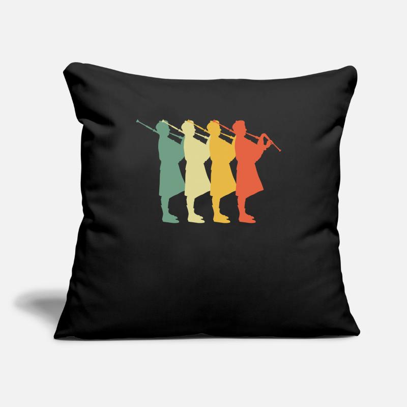 Cornemuse Cornemuse Cornemuse Housse de coussin décorative 45 x 45 cm