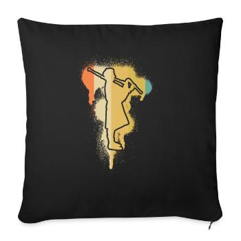 Cornemuse Cornemuse Cornemuse - Housse de coussin décorative 45 x 45 cm - noir - Devant