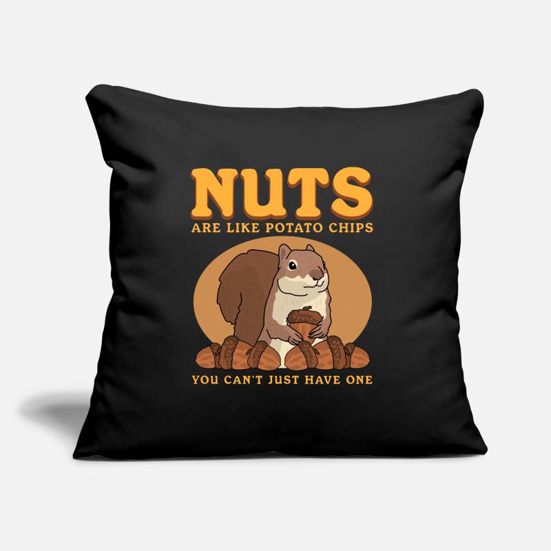 Süßes Eichhörnchen Grauhörnchen Hörnchen Geschenk Sofakissenbezug 45 x 45 cm