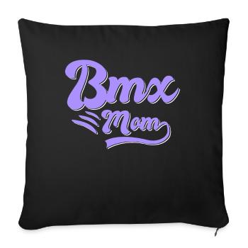 BMX Mama Cadeau - Housse de coussin décorative 45 x 45 cm - noir - Devant