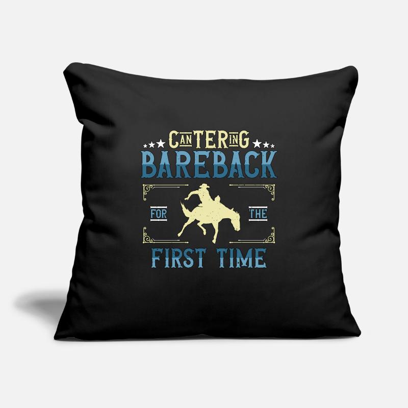 Bareback Riding Cantering Bareback For Rodeo Rider Sofa pillowcase 17,3'' x 17,3'' (45 x 45 cm)