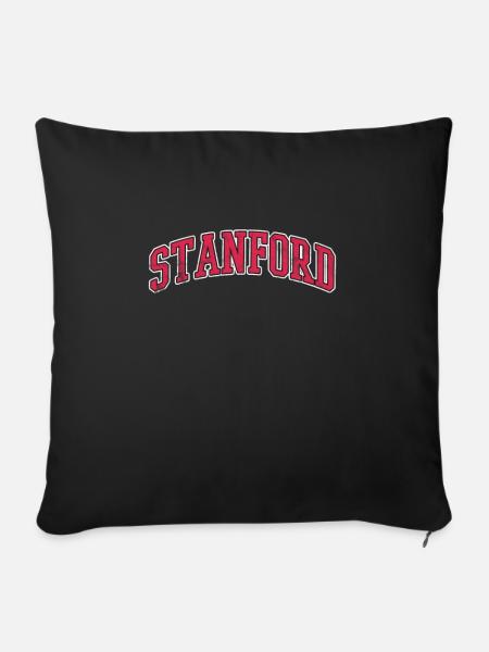 Stanford Kalifornien USA Urlaub Amerika Geschenk - Sofakissenbezug 45 x 45 cm - Schwarz