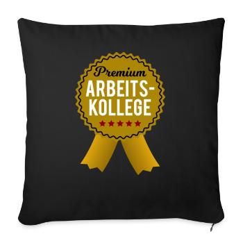 Bester Arbeitskollege Orden Geschenk Herren Lustig - Sofakissenbezug 45 x 45 cm - Schwarz - Vorne