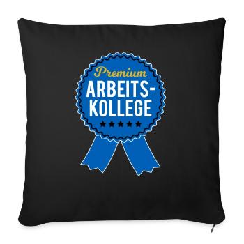 Bester Arbeitskollege Orden Geschenk Herren Lustig - Sofakissenbezug 45 x 45 cm - Schwarz - Vorne