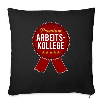 Bester Arbeitskollege Orden Geschenk Herren Lustig - Sofakissenbezug 45 x 45 cm - Schwarz - Vorne