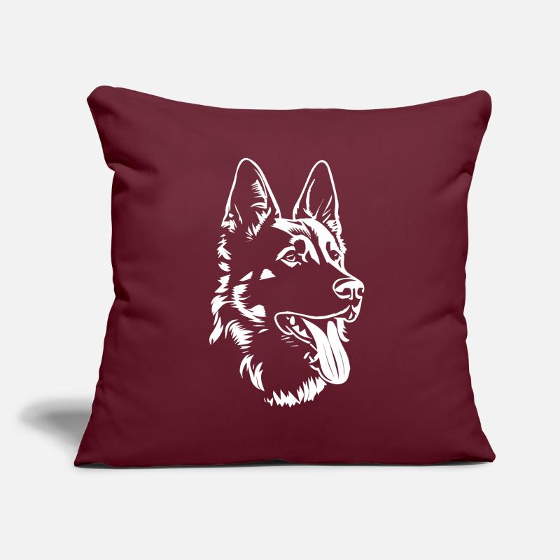Deutscher Schäferhund Silhouette Schäferhunde Sofakissenbezug 45 x 45 cm