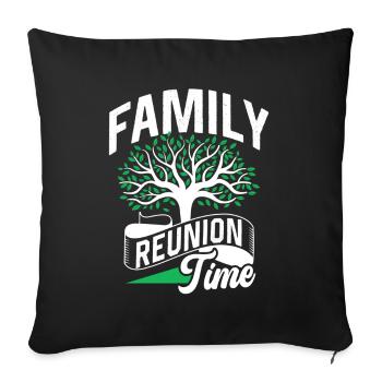 Équipe de réunion de famille Family Süß - Housse de coussin décorative 45 x 45 cm - noir - Devant