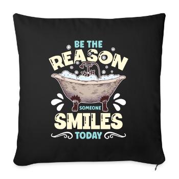Soapmaking Be The Reason Someone Soaper Soap Maker - Sofa pillowcase 17,3'' x 17,3'' (45 x 45 cm) - black - Front