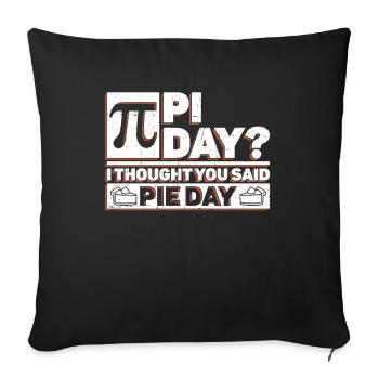 Funny Math Teacher for Pi Day Math Geek - Sofa pillowcase 17,3'' x 17,3'' (45 x 45 cm) - black - Front