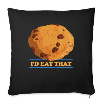 Cookies Cookies Cookies Cookie Baking Cadeau - Housse de coussin décorative 45 x 45 cm - noir - Devant