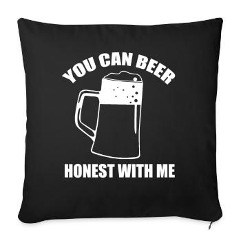 Beer Brewer Braumeister Craft Beer - Sofa pillowcase 17,3'' x 17,3'' (45 x 45 cm) - black - Front