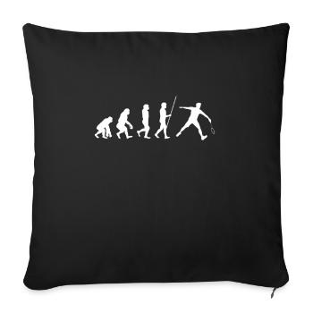 Squash - Sofa pillowcase 17,3'' x 17,3'' (45 x 45 cm) - black - Front