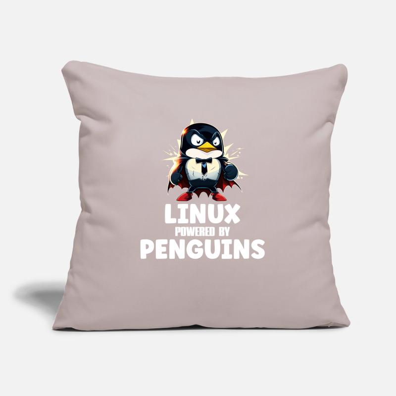 Linux Powered By Penguins Sofakissenbezug 45 x 45 cm