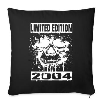 Limited Edition 2004 - Sofa pillowcase 17,3'' x 17,3'' (45 x 45 cm) - black - Front