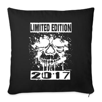 Édition Limitée 2017 - Housse de coussin décorative 45 x 45 cm - noir - Devant