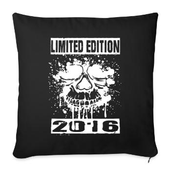 Edition Limitée 2016 - Housse de coussin décorative 45 x 45 cm - noir - Devant
