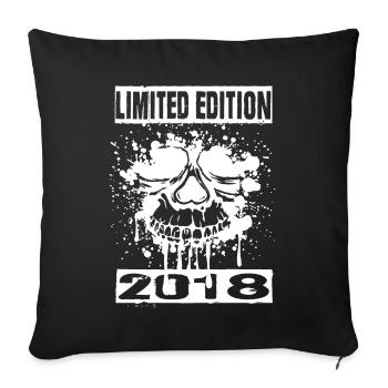 Edition Limitée 2018 - Housse de coussin décorative 45 x 45 cm - noir - Devant