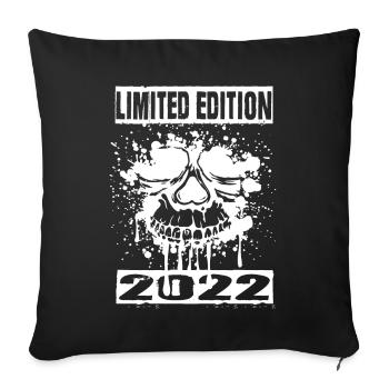 Édition limitée 2022 - Housse de coussin décorative 45 x 45 cm - noir - Devant