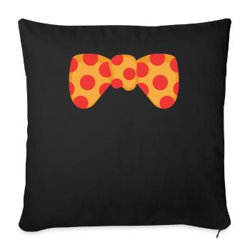 Costume de Clown Carnaval Carnaval - Housse de coussin décorative 45 x 45 cm - noir - Devant