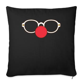 Clown Costume Carnival Carnival - Sofa pillowcase 17,3'' x 17,3'' (45 x 45 cm) - black - Front