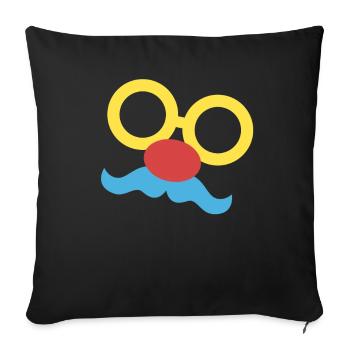 Clown Costume Carnival Carnival - Sofa pillowcase 17,3'' x 17,3'' (45 x 45 cm) - black - Front