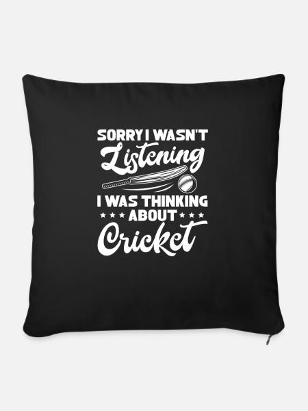 Cricket - Sofakissenbezug 45 x 45 cm - Schwarz