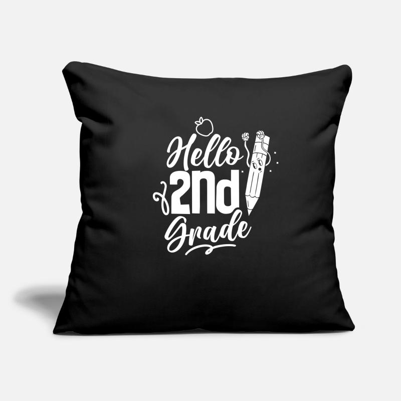 Hello 2nd Class Second Grader Second Class Sofa pillowcase 17,3'' x 17,3'' (45 x 45 cm)