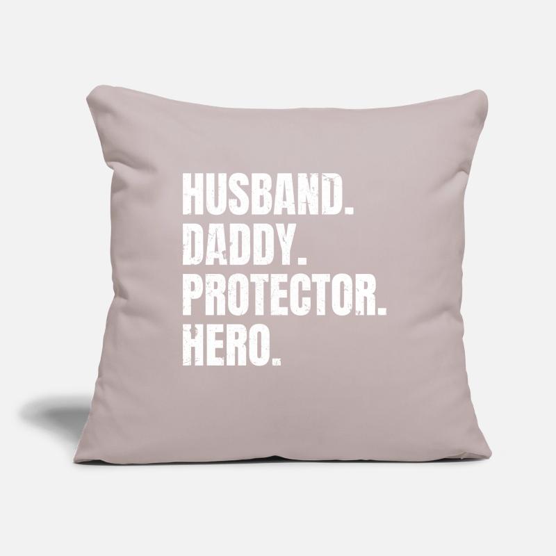 Ehemann Papa Protector Hero - Bester Sofakissenbezug 45 x 45 cm