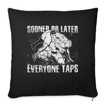 Tôt ou tard, tout le monde tape sur Ringer Gift - Housse de coussin décorative 45 x 45 cm - noir - Devant
