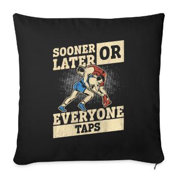 Tôt ou tard, tout le monde tape sur Ringer Gift - Housse de coussin décorative 45 x 45 cm - noir - Devant