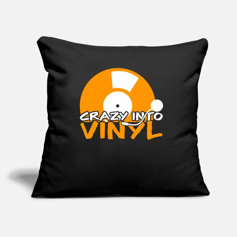 Record Turntable Sofa pillowcase 17,3'' x 17,3'' (45 x 45 cm)