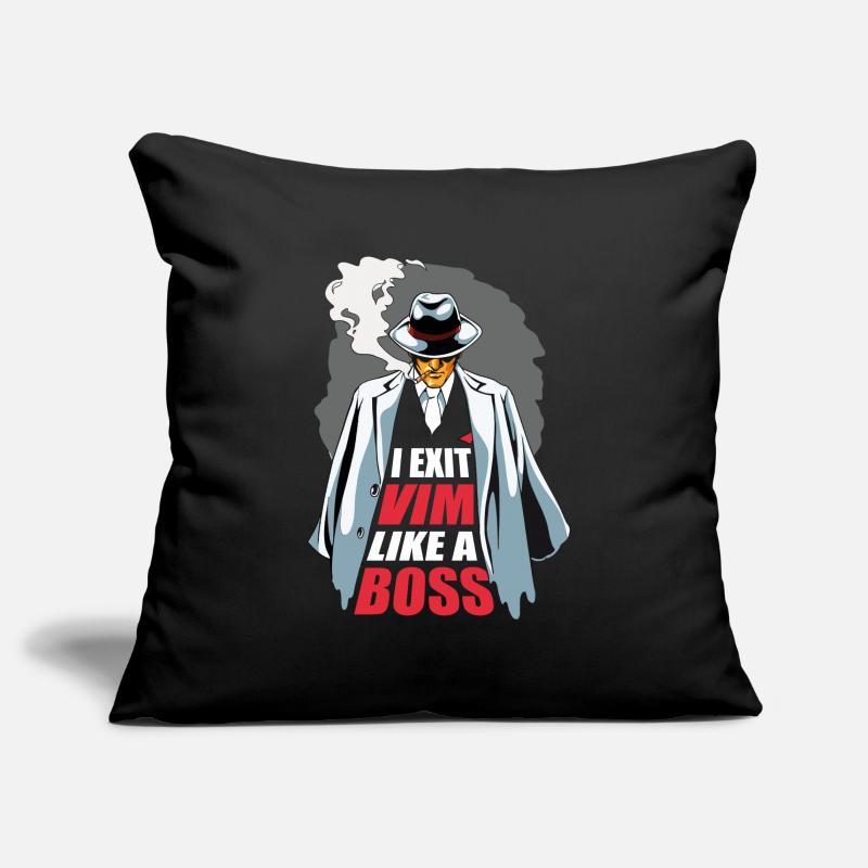 I Exit VIM Like a Boss for Linux Coder and Hacker Sofakissenbezug 45 x 45 cm