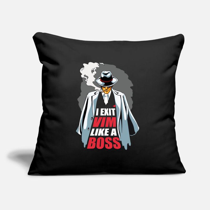I Exit VIM Like a Boss for Linux Coder and Hacker Sofakissenbezug 45 x 45 cm