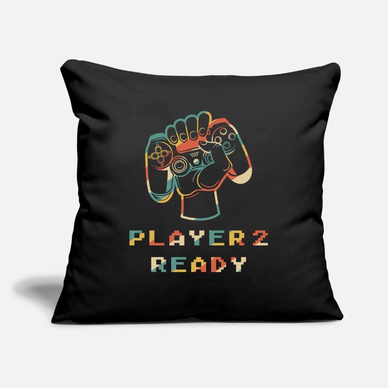 Player 2 Ready in combination with Sofa pillowcase 17,3'' x 17,3'' (45 x 45 cm)