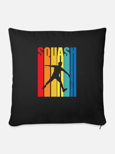 Squash - Sofakissenbezug 45 x 45 cm - Schwarz