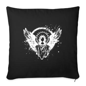 Angel Epic Beyond Death Resurrection Jesus God - Sofa pillowcase 17,3'' x 17,3'' (45 x 45 cm) - black - Front