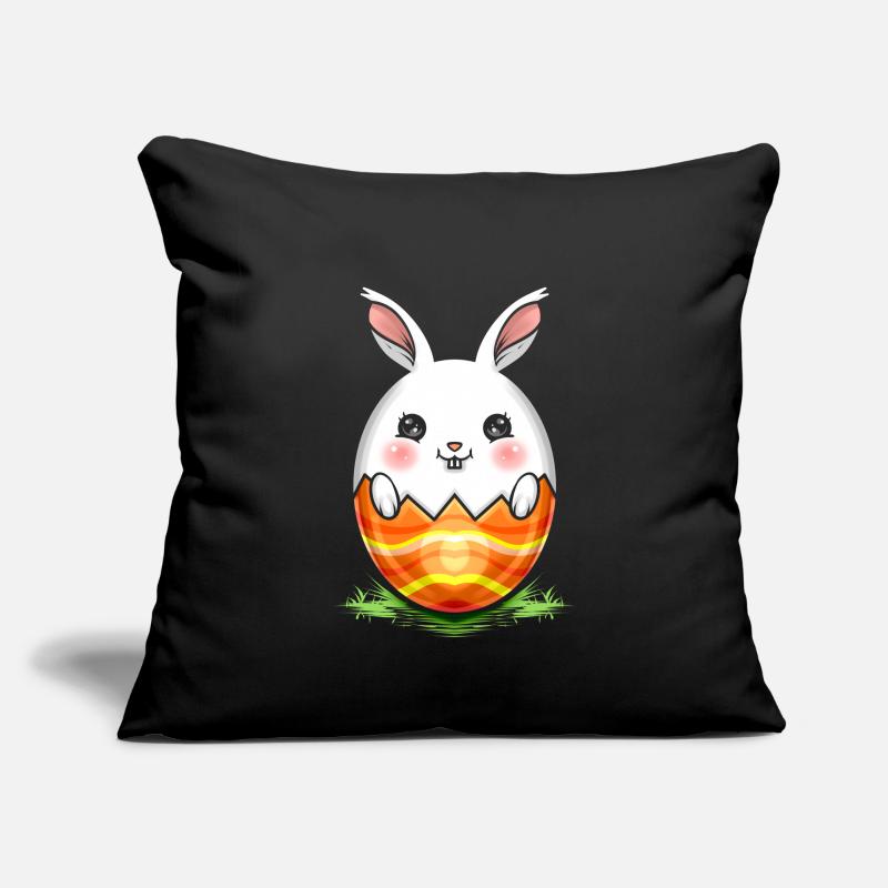 Painted Easter Rabbit Egg On Easter Sofakissenbezug 45 x 45 cm