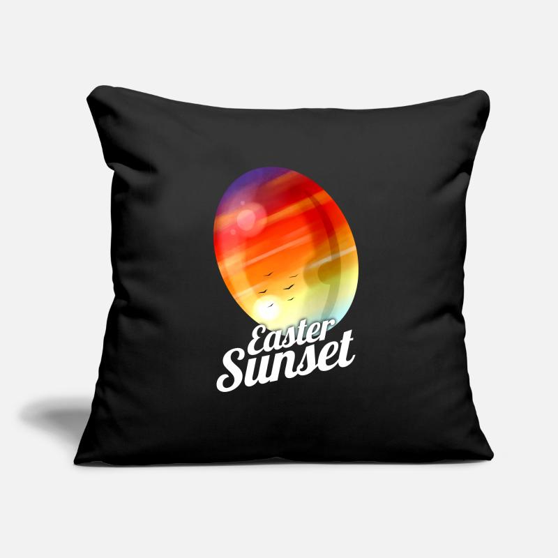Easter Sunset Painted Easter Egg For Egg Hunt On Sofakissenbezug 45 x 45 cm