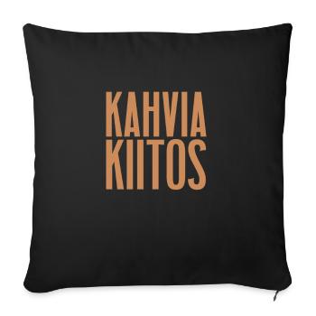 Coffee Caffeine Espresso Barista Gift - Sofa pillowcase 17,3'' x 17,3'' (45 x 45 cm) - black - Front