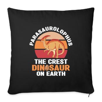 Chemises Dino - Housse de coussin décorative 45 x 45 cm - noir - Devant