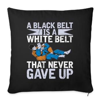 Jiu Jitsu Arts Martiaux Kung Fu & Karaté Jiu Jitsu - Housse de coussin décorative 45 x 45 cm - noir - Devant